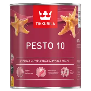 Эмаль универсальная Tikkurila PESTO 10 C матовая 0,9л