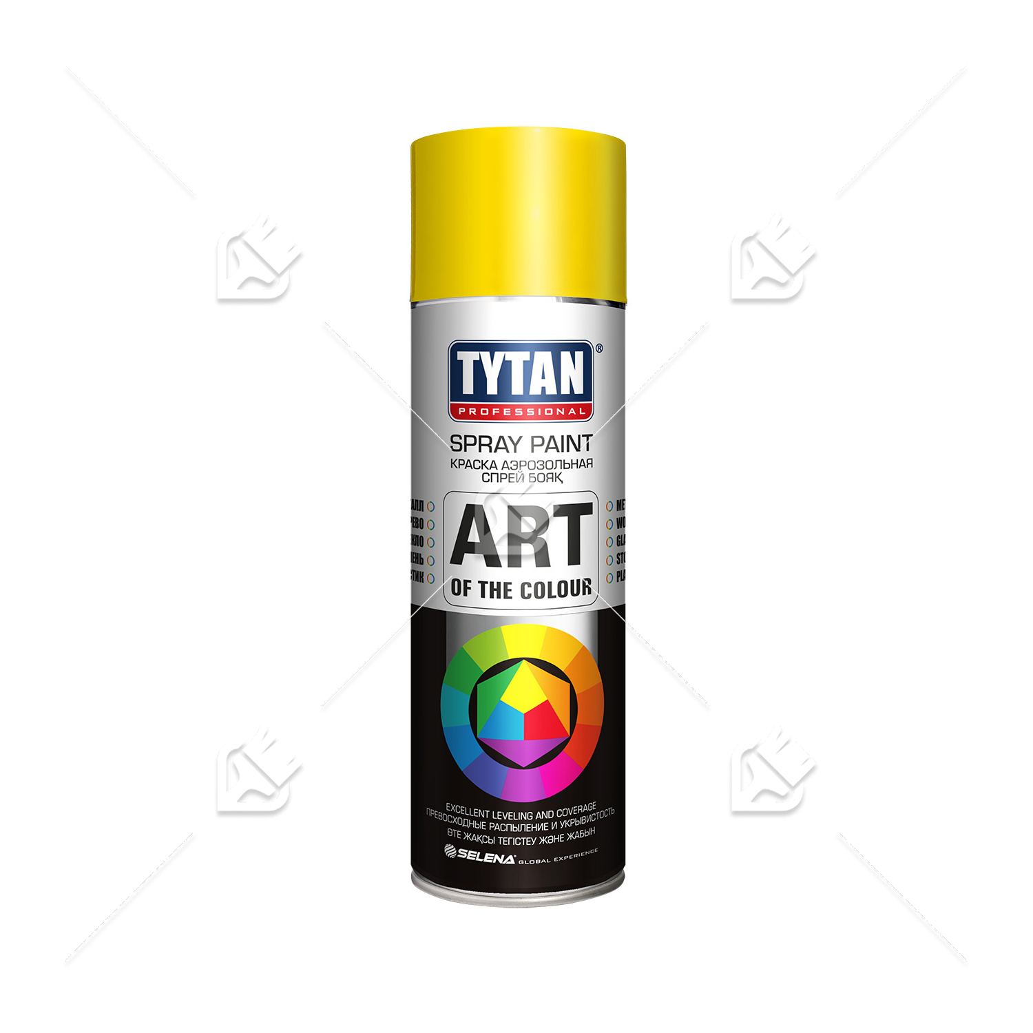 Краска универсальная аэрозольная акриловая Tytan Professional Art of the colour RAL 1018 желтая 400 мл.