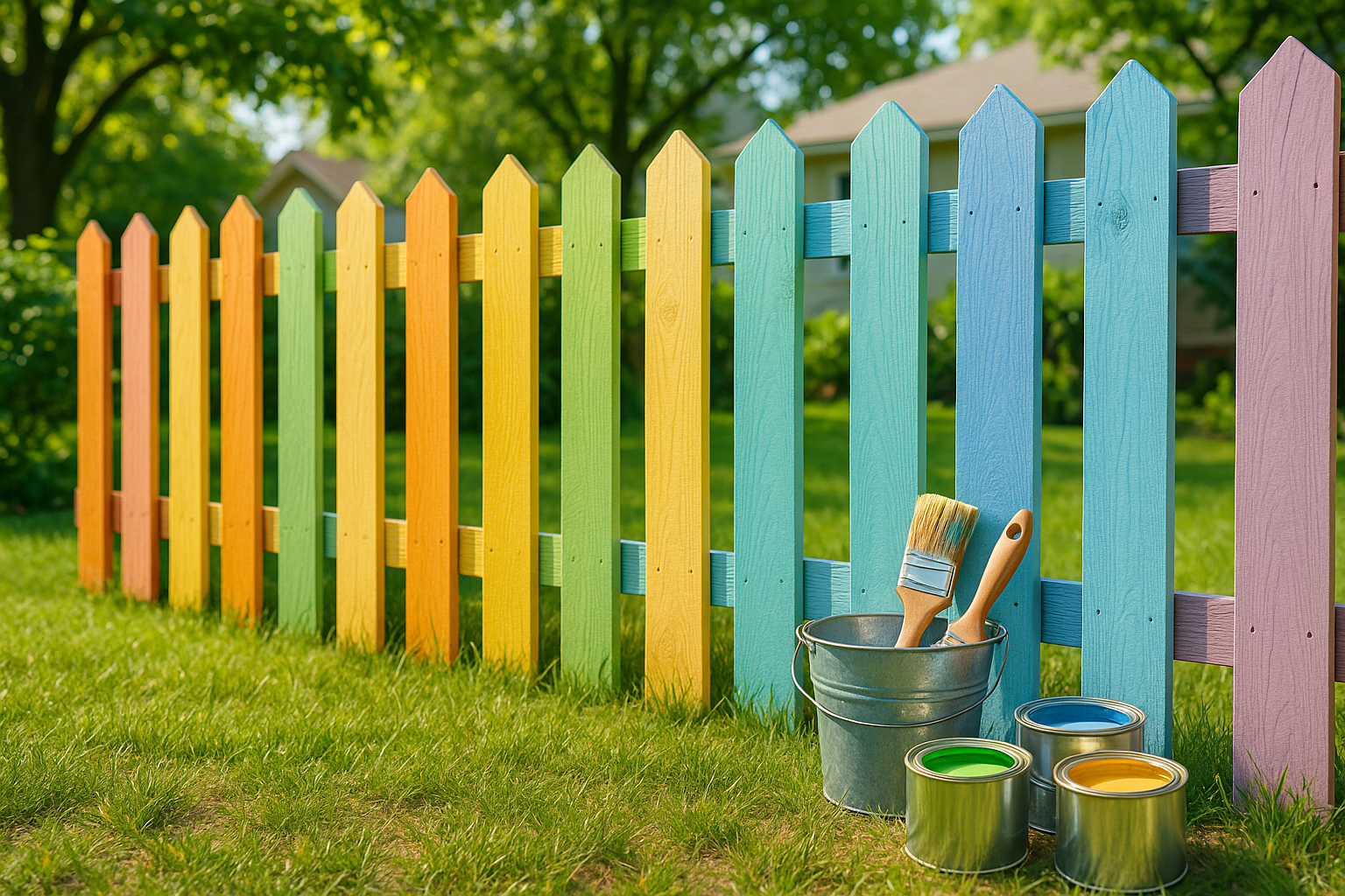 Какой краской покрасить деревянный забор на улице: секреты красивого и долговечного ограждения