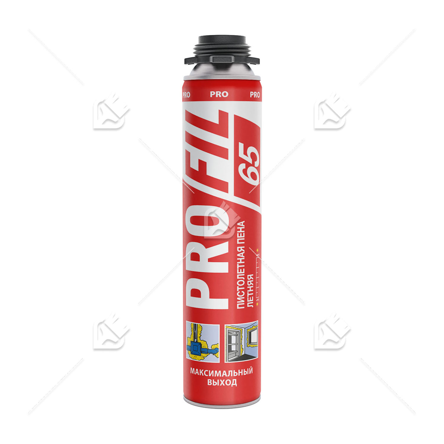 Пена профессиональная Soudal Profil 820 мл. выход 65 л