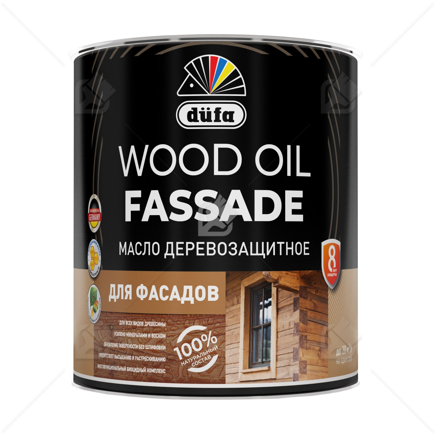 Масло деревозащитное для фасадов Dufa Wood Oil Fassade ясень 0,9 л.
