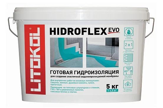 Гидроизоляционный состав Litokol Hidroflex 5 кг
