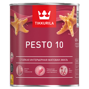 Эмаль универсальная Tikkurila PESTO 10 A матовая 2,7л