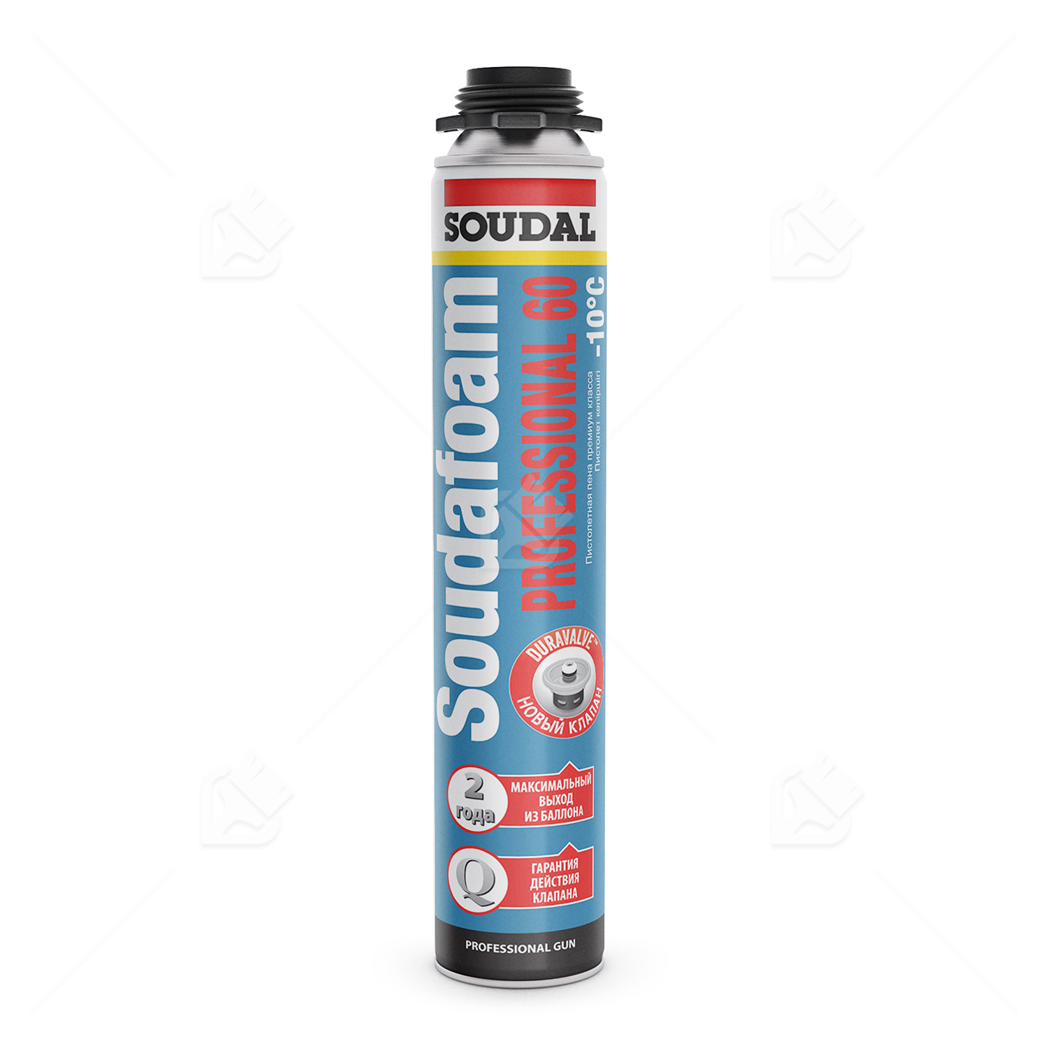Пена профессиональная Soudal Soudafoam Professional зимняя 750 мл. выход 60 л