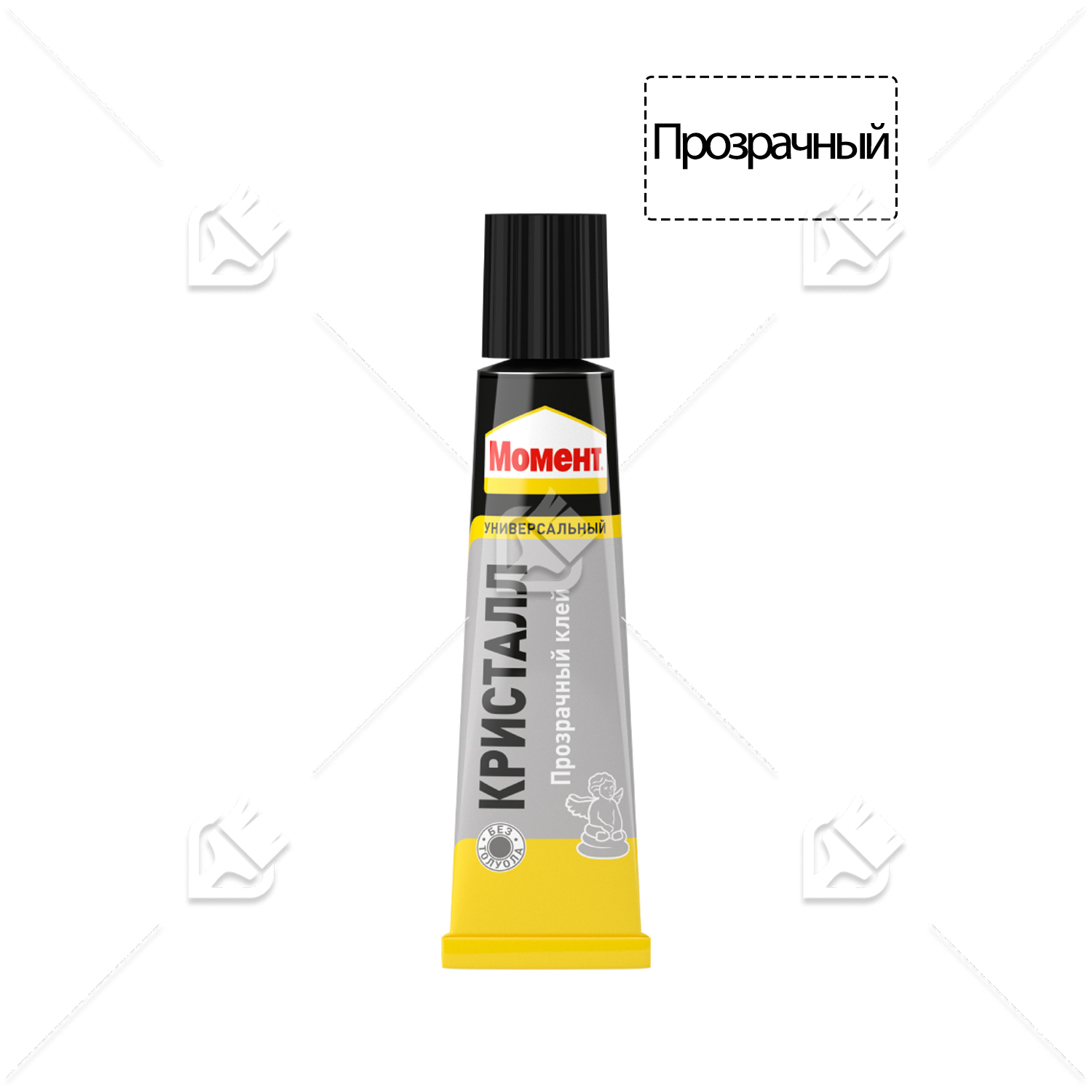 Клей универсальный контактный полиуретановый Момент Кристалл 30 мл. в шоу-боксе