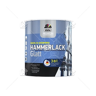 Эмаль на ржавчину Dufa Premium Hammerlack 3-в-1 гладкая RAL 1015 слоновая кость 2,5 л.