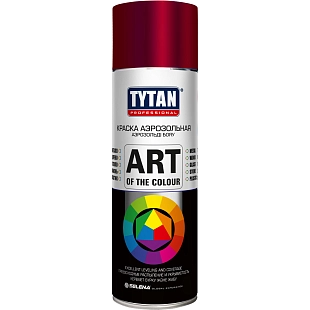 Краска универсальная аэрозольная акриловая Tytan Professional Art of the colour RAL 3005 красное вино 400 мл