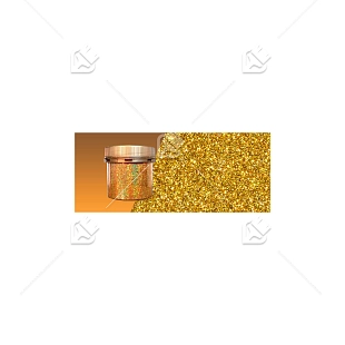 Блестки Dufa Creative Paillette Glitter Oro 30 г.