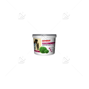 Шпатлевка для фасадов водно-дисперсионная полиакриловая влагостойкая Ореол 1,5 кг