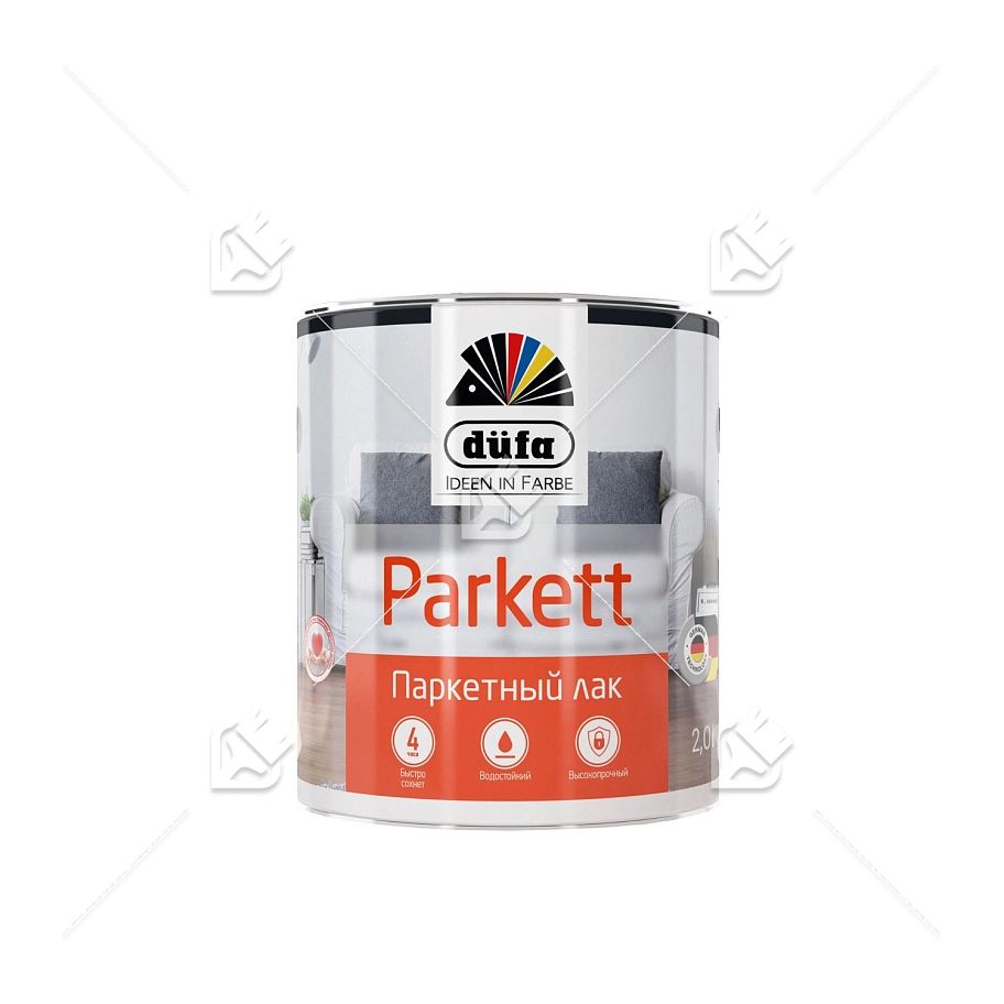 Лак паркетный алкидно-уретановый Dufa Parkett глянцевый 2 л