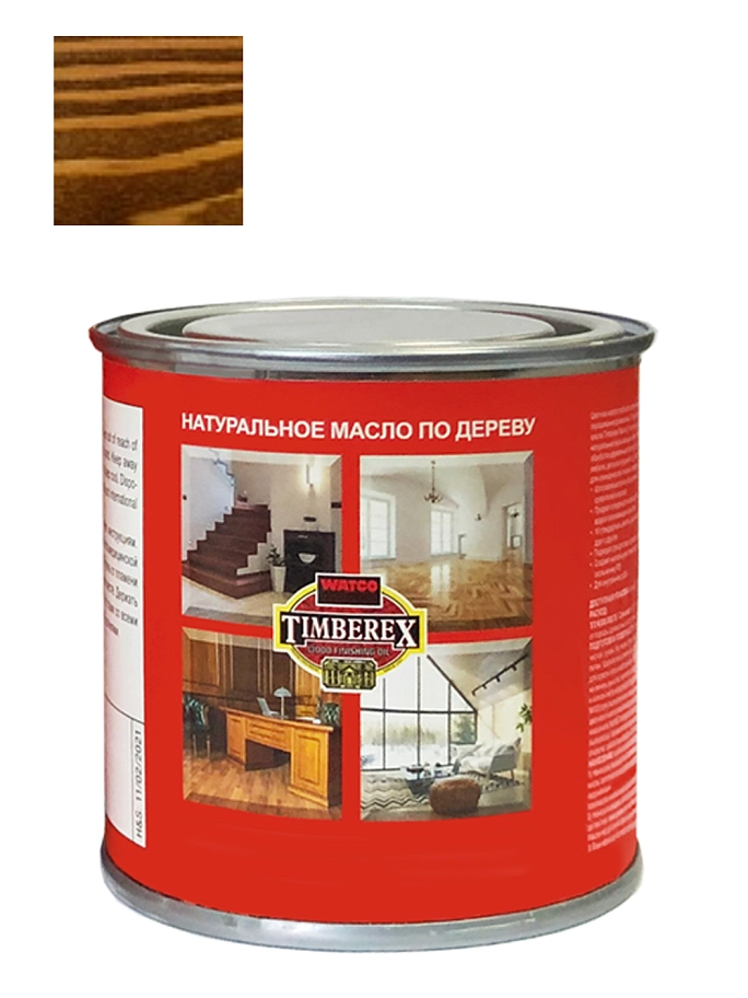 Масло интерьерное Timberex Colored wood finishing oil темный орех 1 л