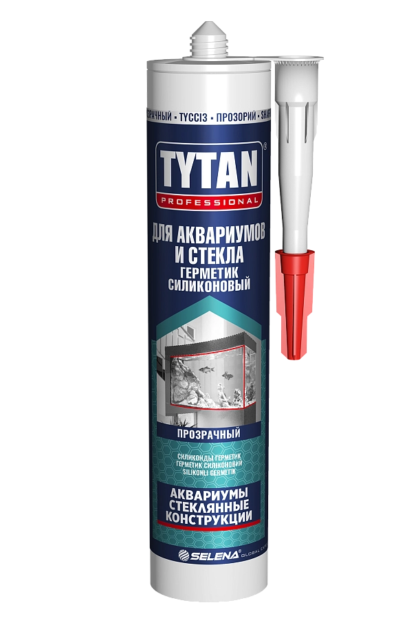 Герметик Силиконовый для Аквариумов и Стекла Tytan Professional бесцветный 280 мл