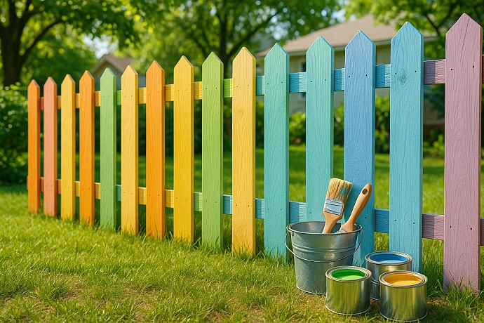 Какой краской покрасить деревянный забор на улице: секреты красивого и долговечного ограждения