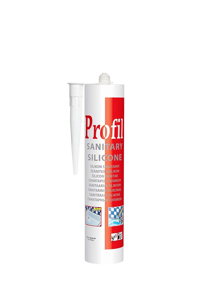 Герметик силиконовый санитарный Soudal Profil белый 270 мл