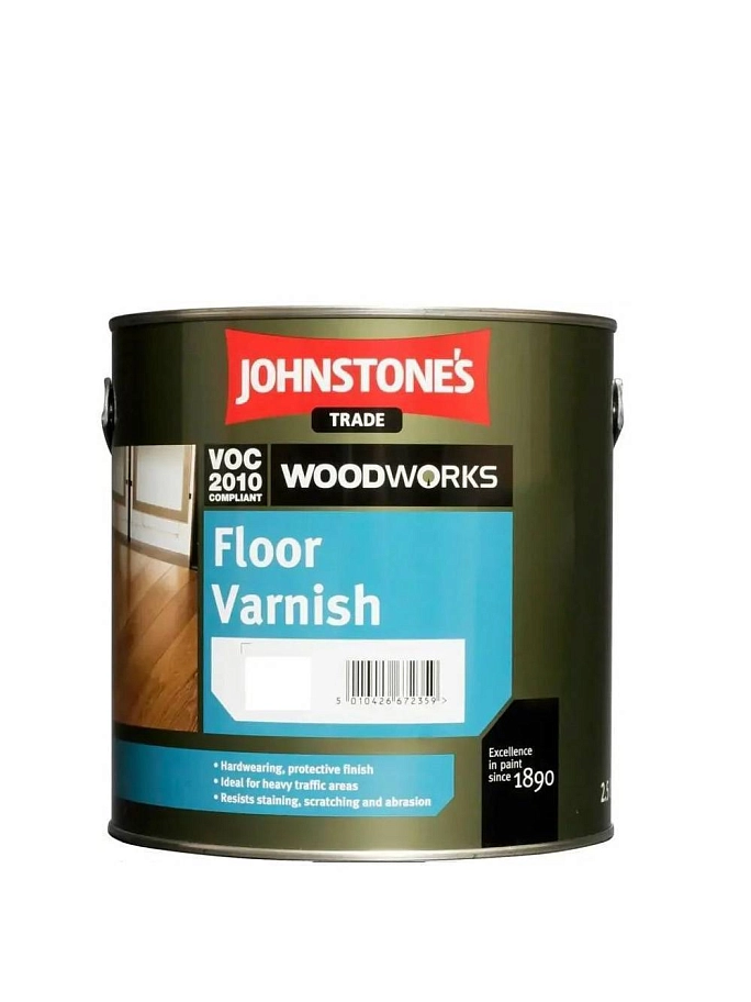 Паркетный лак Johnstone`s Floor Varnish полуматовый 2,5 л.