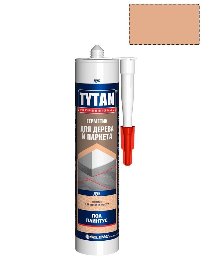 Герметик Акриловый для Дерева и Паркета Tytan Professional дуб 280 мл 