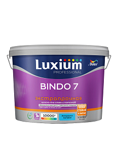 Краска для стен и потолков латексная экстрапрочная Luxium Professional Bindo 7 матовая база BC 9 л