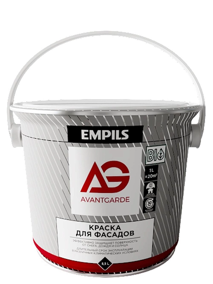 Краска фасадная AvantGarde белая база А 11,6 кг