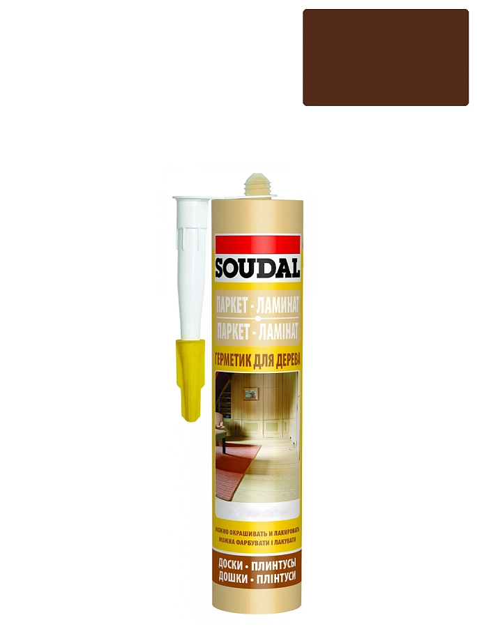 Герметик акриловый паркетный Soudal мербау 280 мл