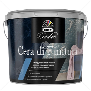 Покрытие декоративное лессирующее Dufa Creative Cera Di Finitura матовое 2,5 л.