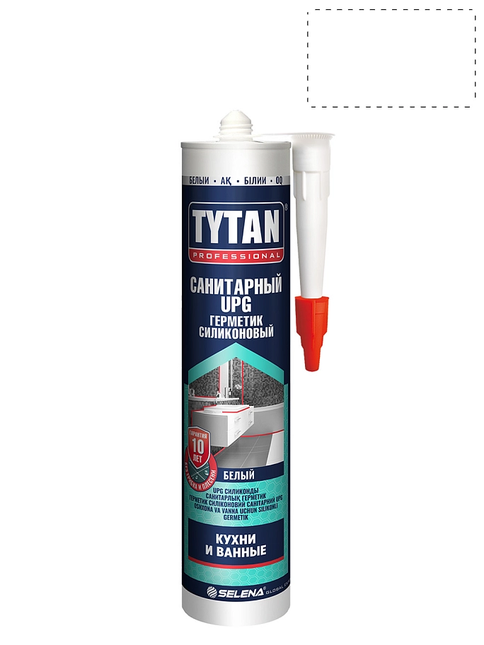 Герметик силиконовый санитарный Tytan Professional UPG белый 280 мл