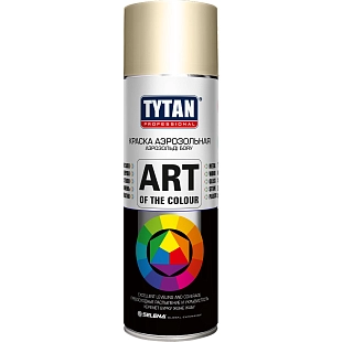 Краска универсальная аэрозольная акриловая Tytan Professional Art of the colour глянцевая RAL 1014 бежевая 400 мл