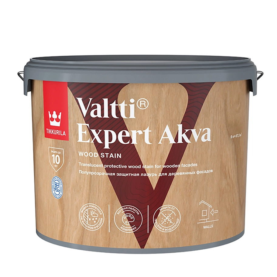 Антисептик Tikkurila VALTTI EXPERT AKVA 9л
