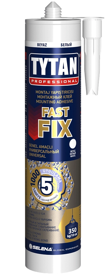 Клей гибридный монтажный  TYTAN Professional FAST Fix белый 290 мл 