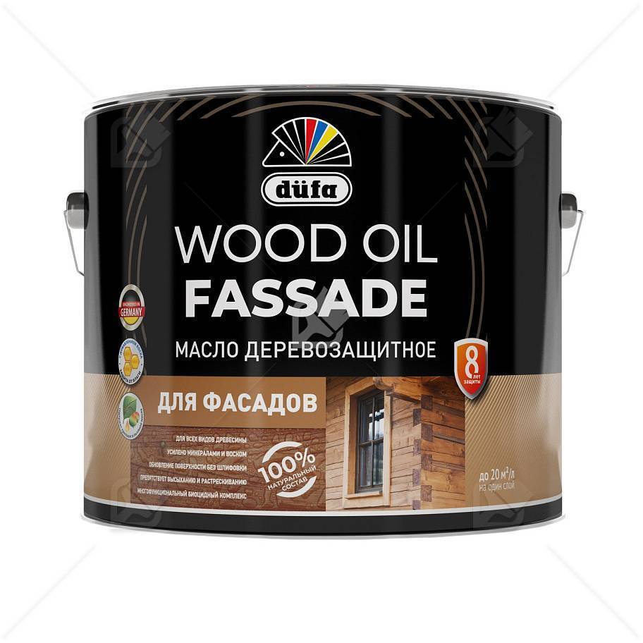 Масло деревозащитное для фасадов Dufa Wood Oil Fassade палисандр 9 л.