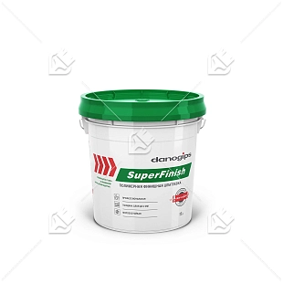 Шпатлевка для внутренних работ полимерная Danogips SuperFinish 17 л.